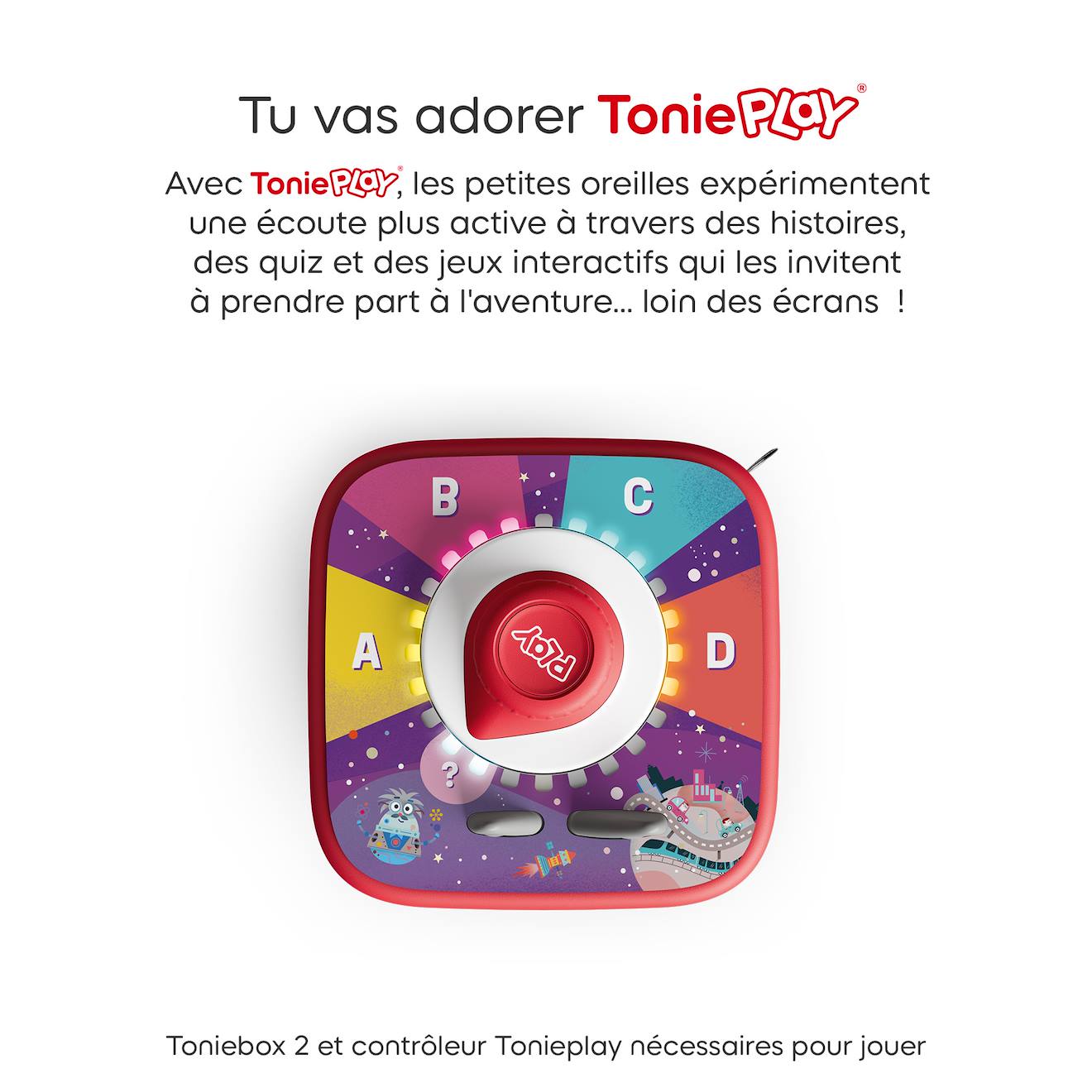 Les quizzles : la technologie en folie - tonieplay game multicolore
