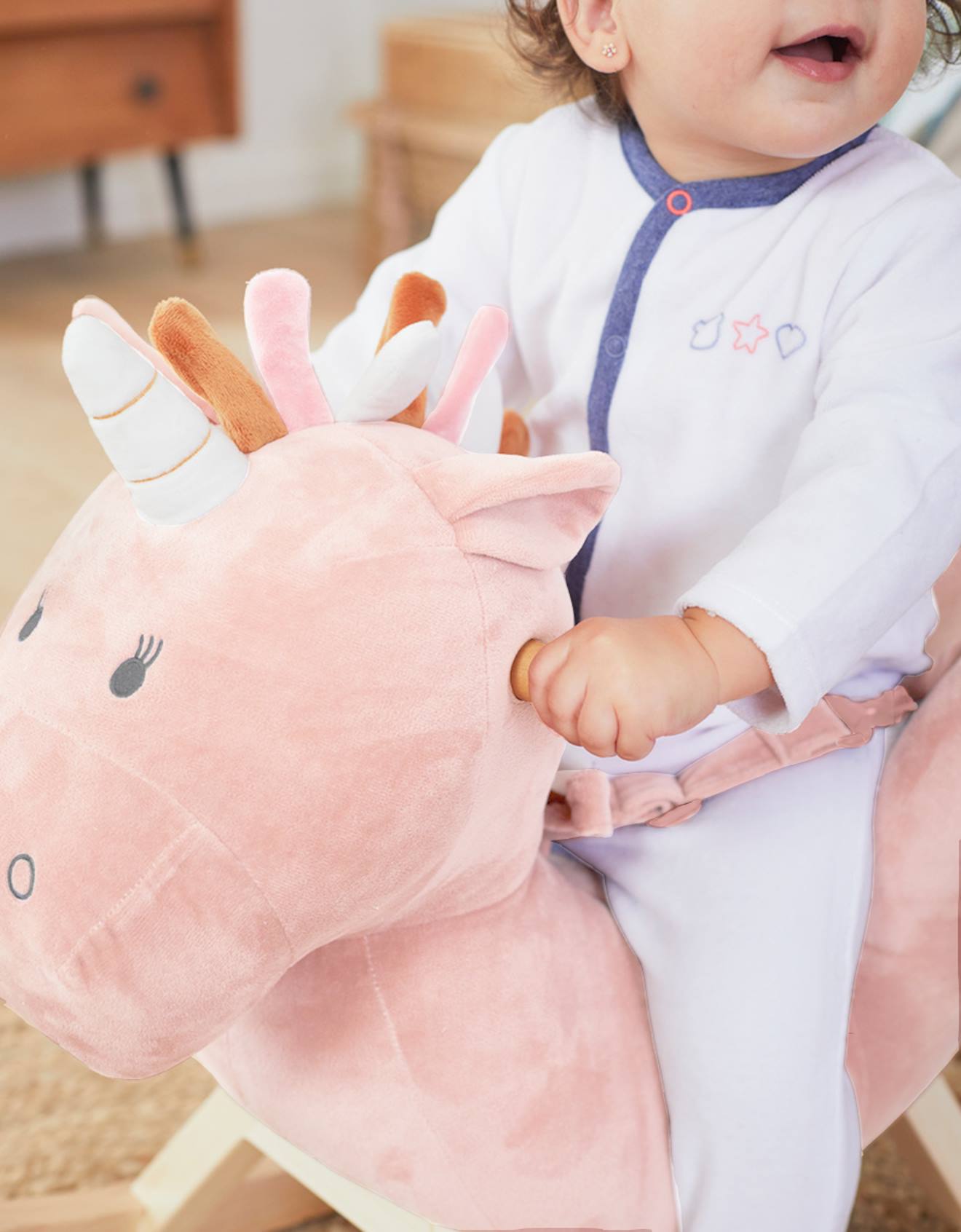 Licorne à bascule pour bébé - lina rose