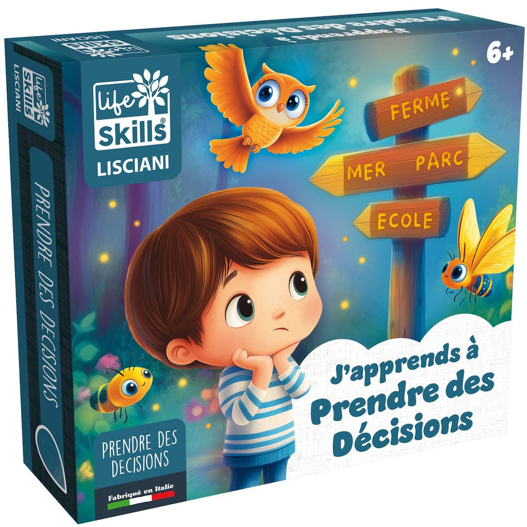 Life skills jeu de prise de décisions multicolore
