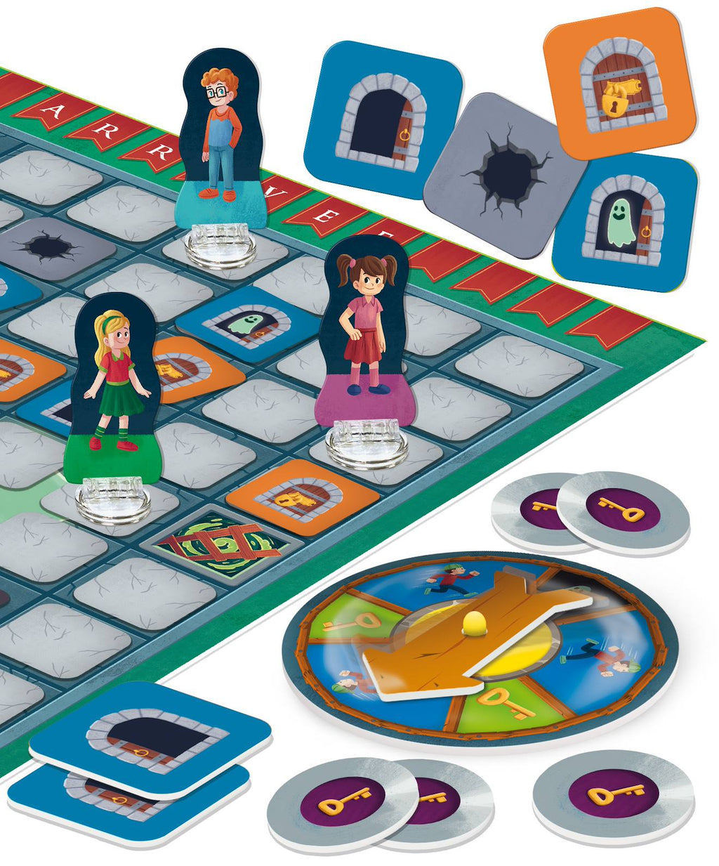 Life skills jeu de prise de décisions multicolore