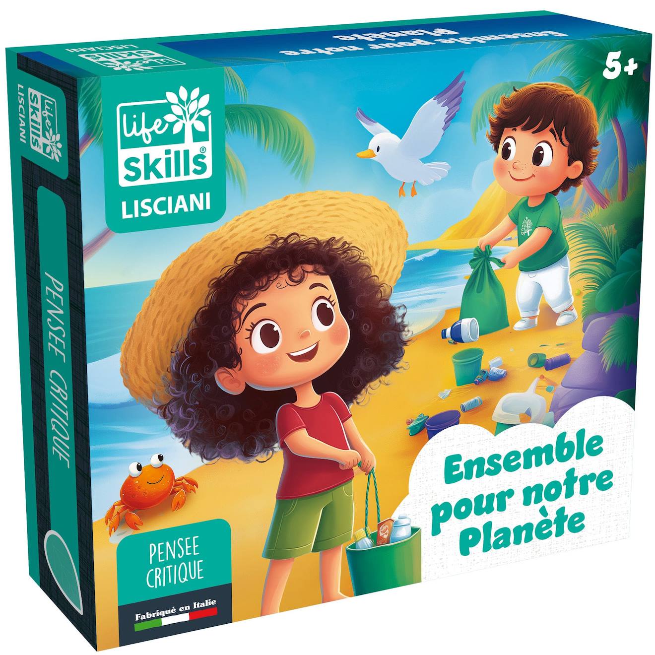 Life skills jeu ensemble pour la planète multicolore