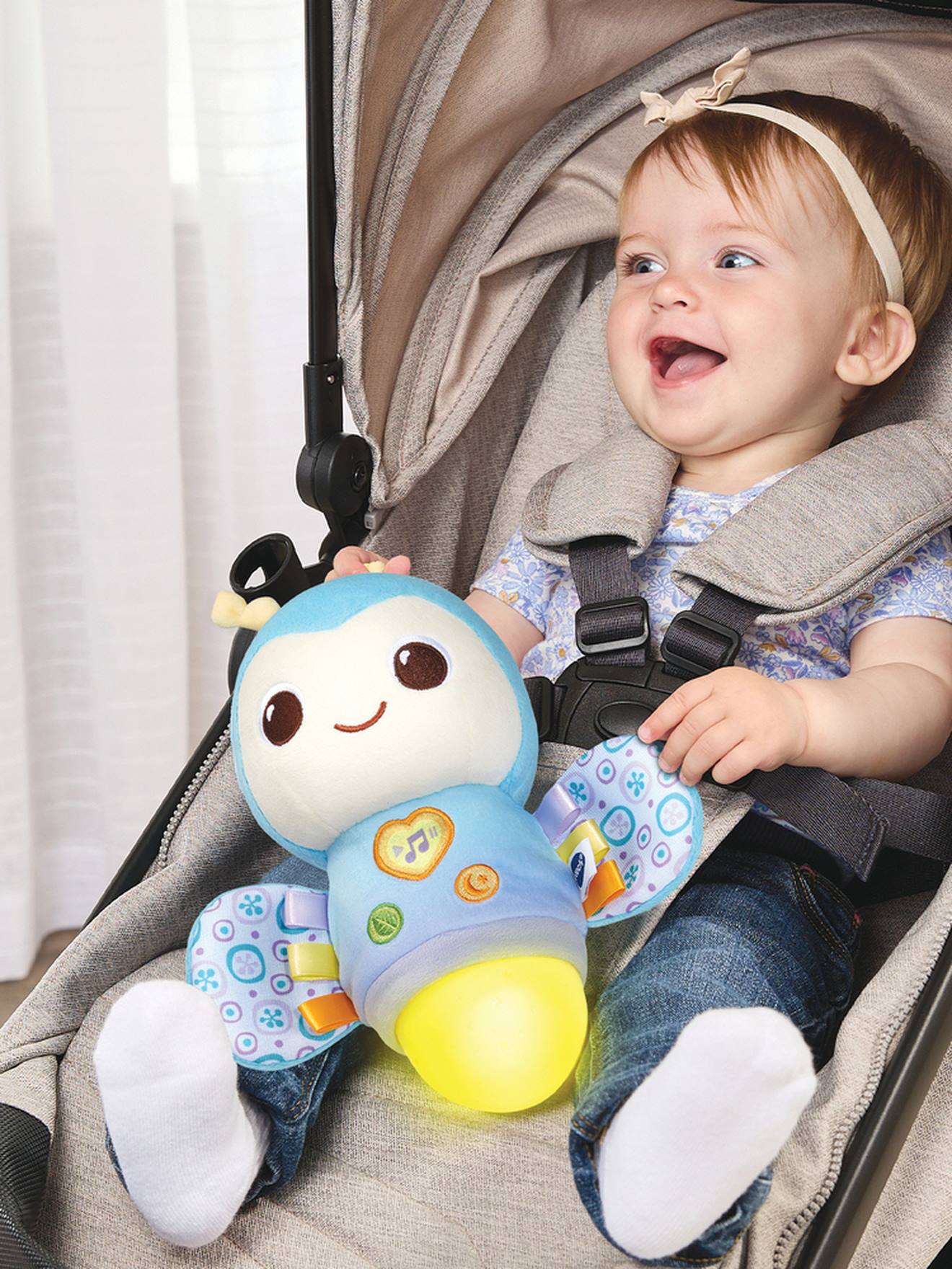 Lili, ma luciole douce nuit baby multicolore