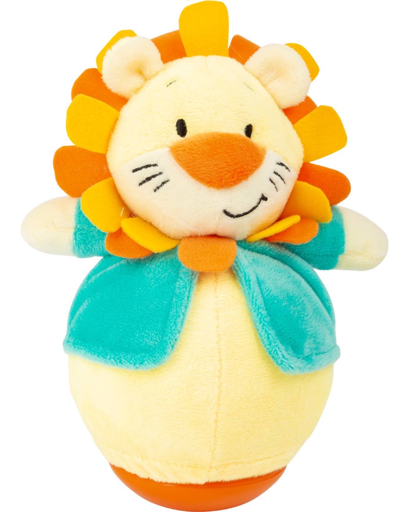 Lion culbuto orange