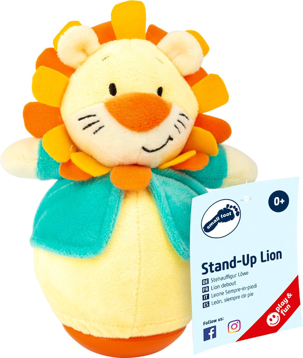 Lion culbuto orange