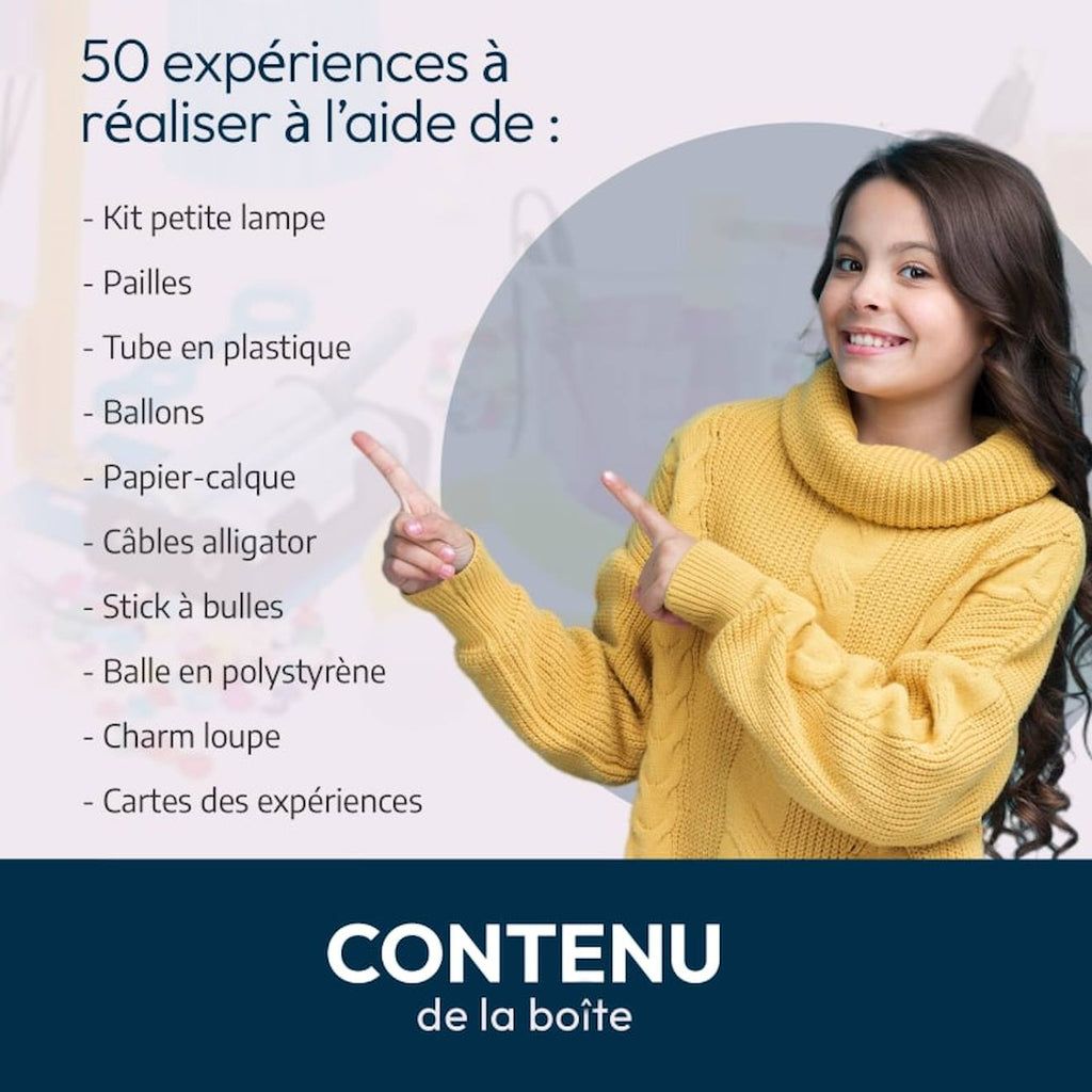 Lisciani - coffret 50 expériences scientifiques - i'm a genius - jeux éducatif - enfant de 8 à 12 ans multicolore