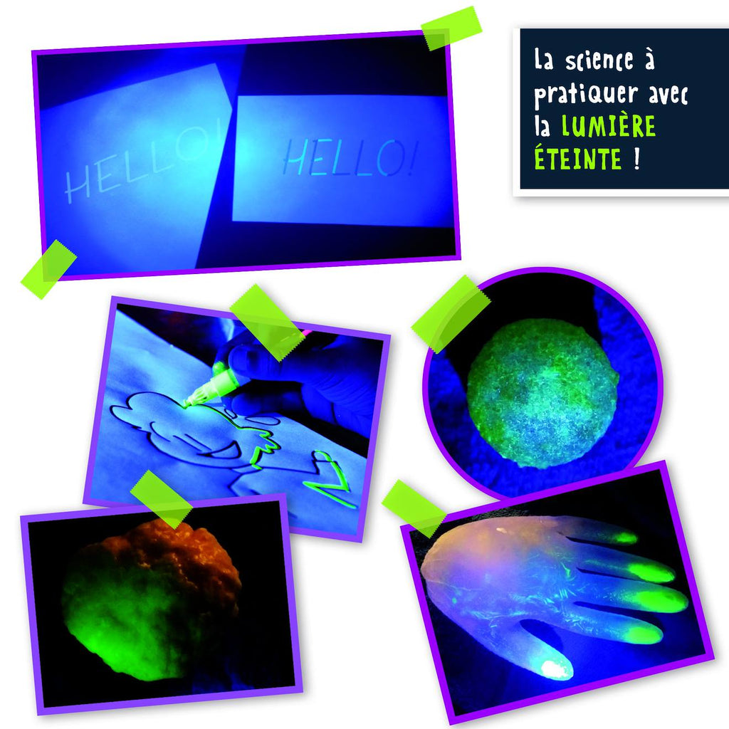 Lisciani - slime de la nuit - phosphorescent - crazy science - jeu éducatif - à partir de 7 ans multicolore