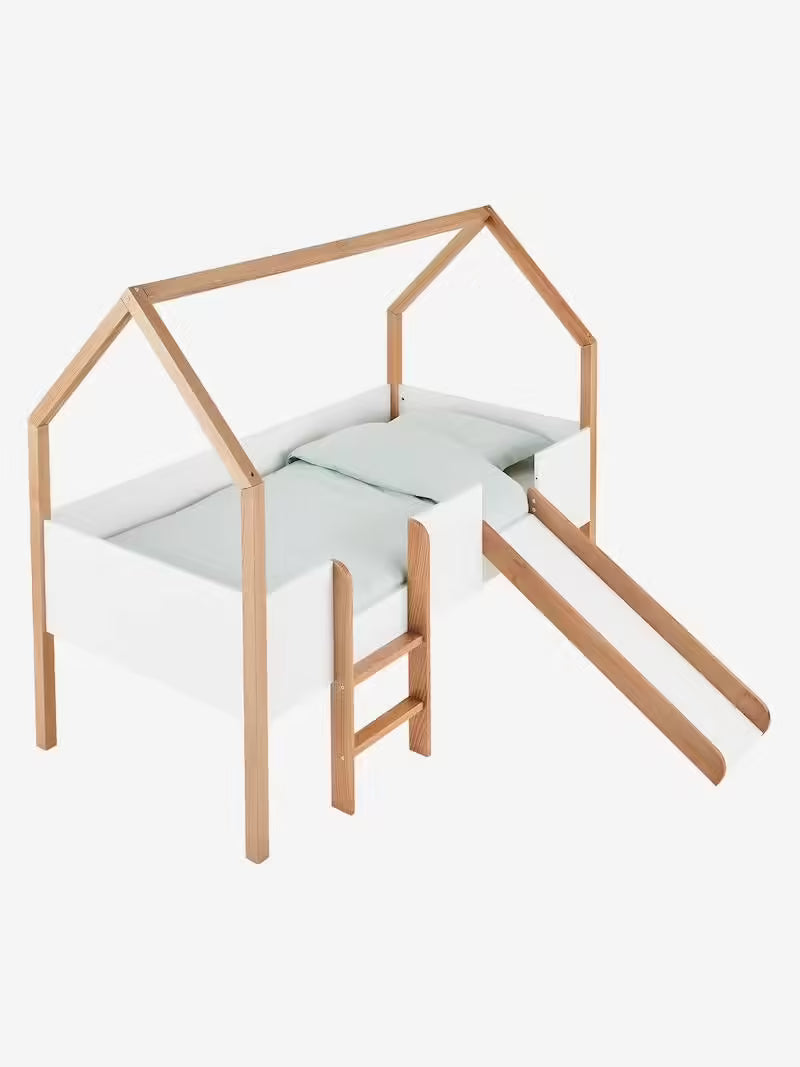 Lit Cabane Toboggan - Vertbaudet