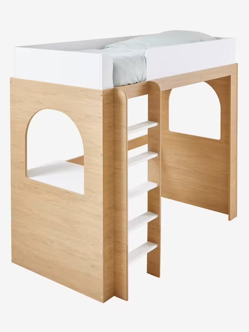 Lit Mezzanine en bois 3-en-1 - Vertbaudet
