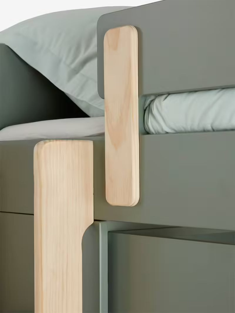 Lit mezzanine avec bureau et rangement EVEREST - Vertbaudet