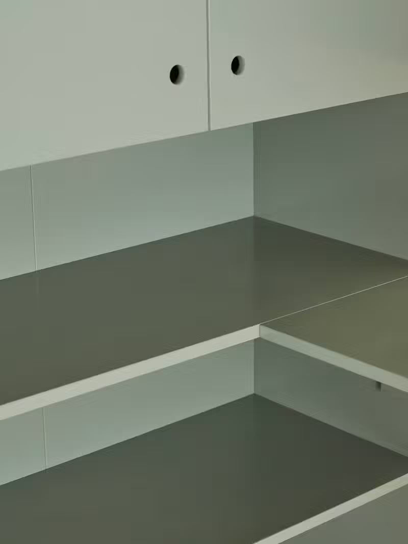 Lit mezzanine avec bureau et rangement EVEREST - Vertbaudet