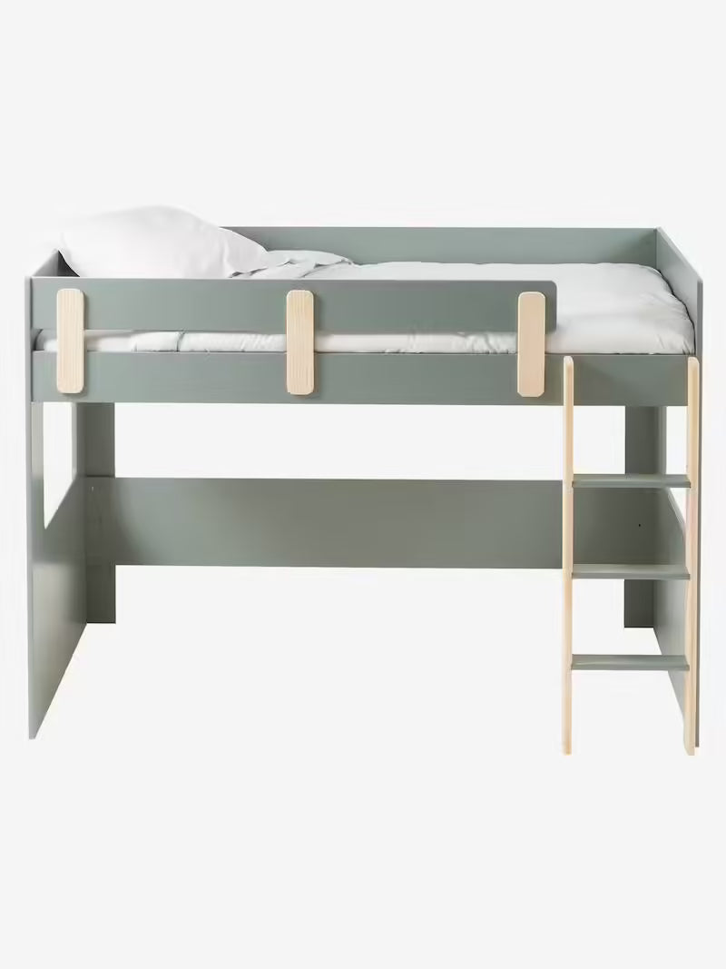 Lit mezzanine mi-hauteur enfant Everest - Vertbaudet