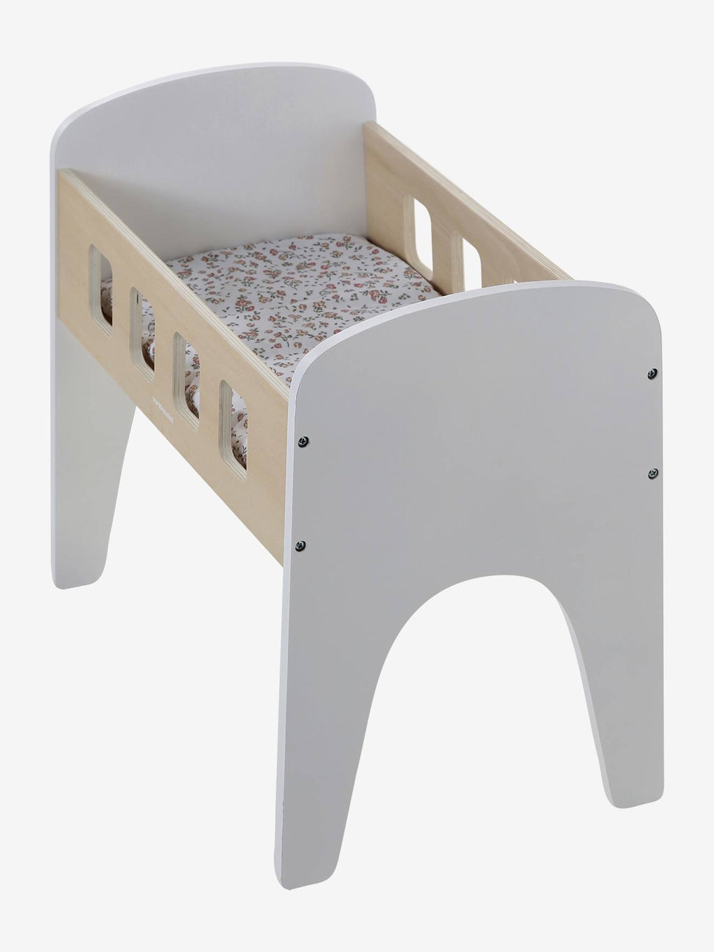 Lit poupon en bois FSC blanc
