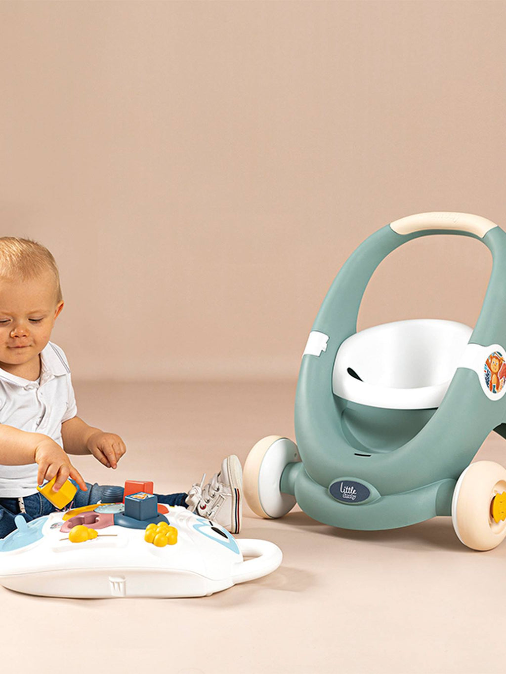 Little Smoby trotty 3 en 1 - vert
