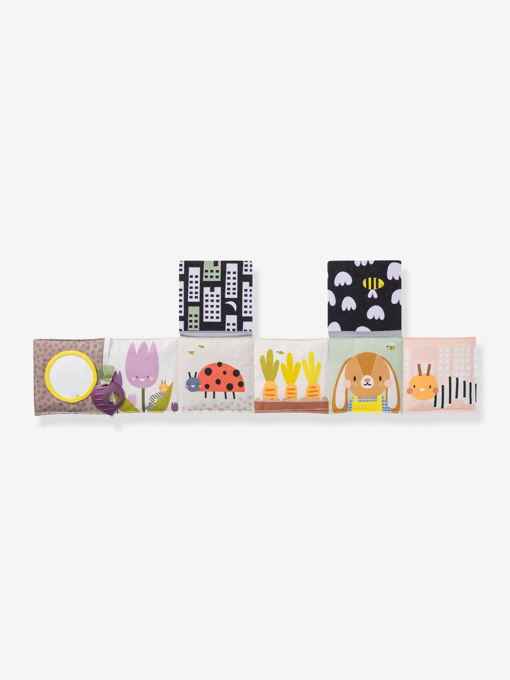 Livre 3 en1 cache-cache jardin - multicolore