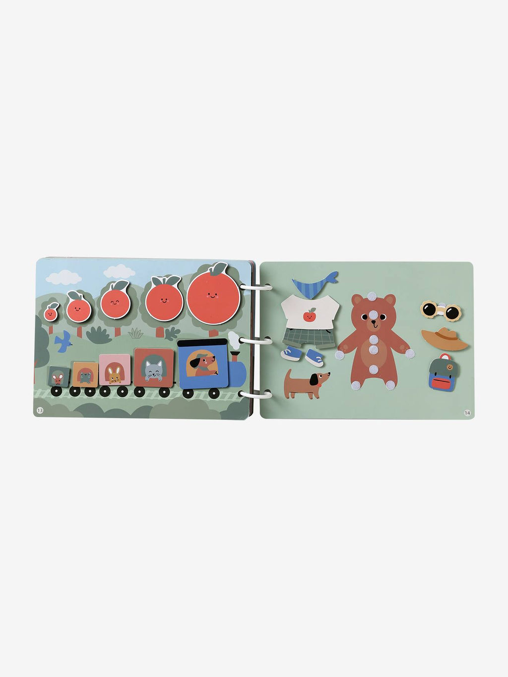 Livré d'apprentissage multi-activités multicolore