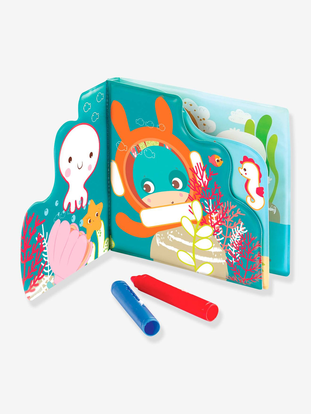 Livre de bain coloriage multicolore