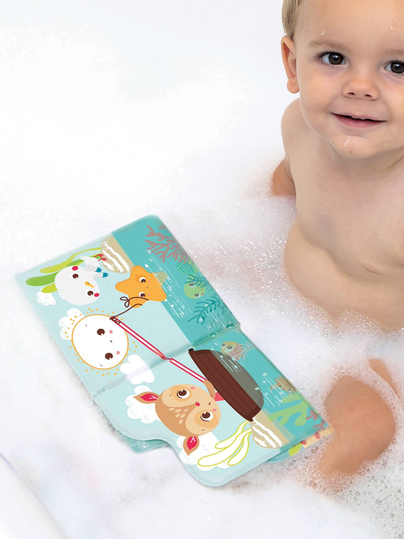 Livre de bain coloriage multicolore