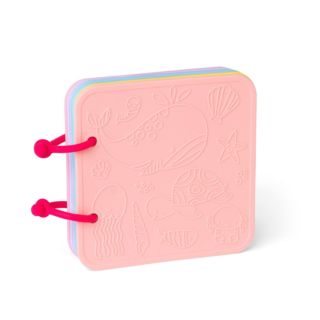 Livre de bain en silicone rose