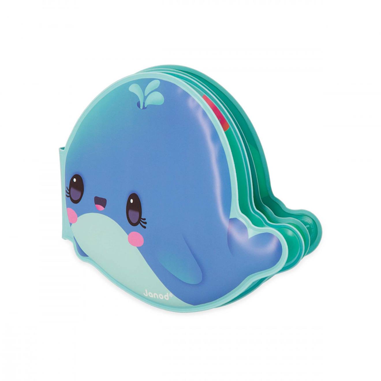Livré de bain la baleine bleu