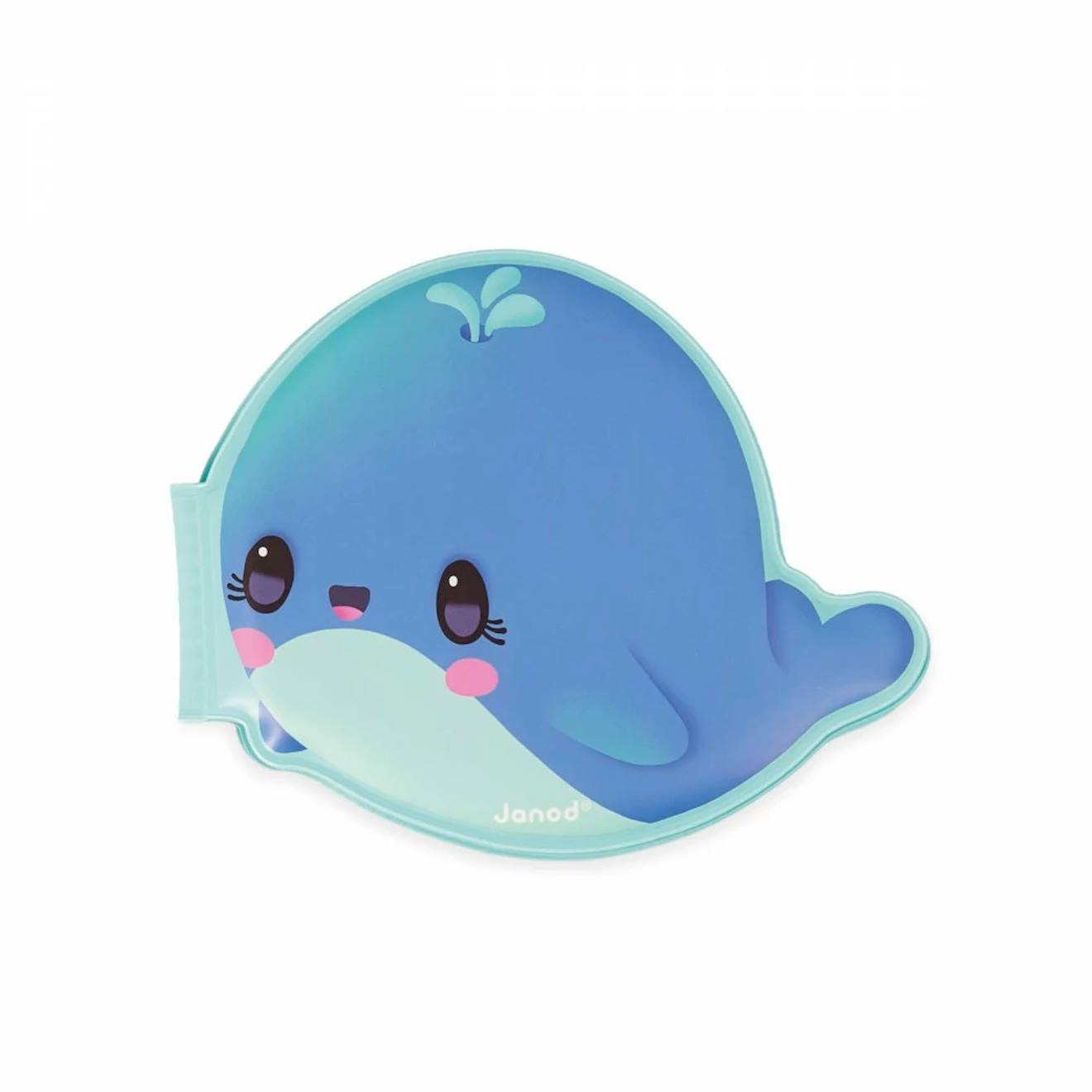 Livré de bain la baleine bleu