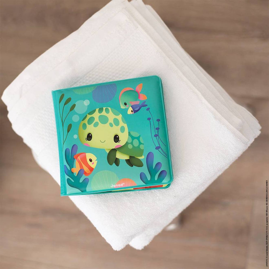 Livré de bain la vie magique des tortues multicolore