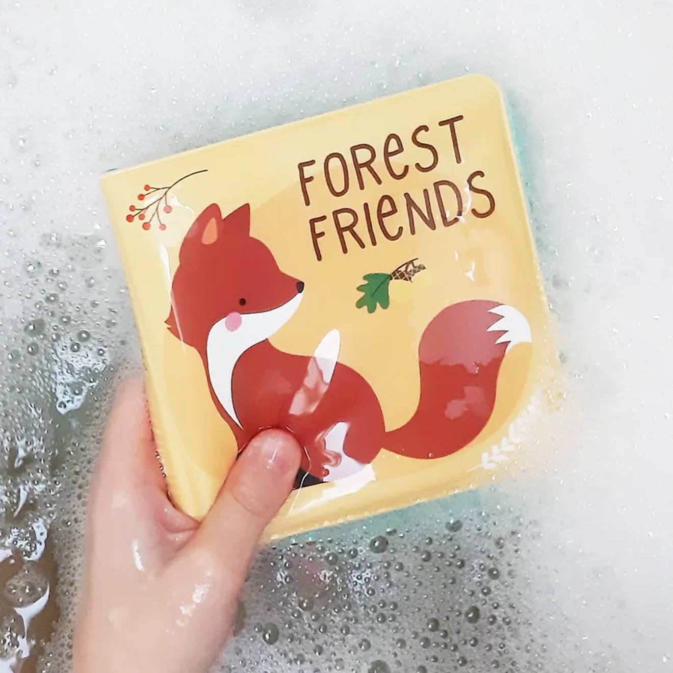Livre de bain pour enfant les amis de la forêt multicolore