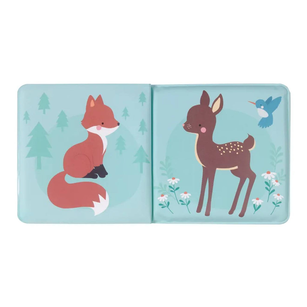 Livre de bain pour enfant les amis de la forêt multicolore