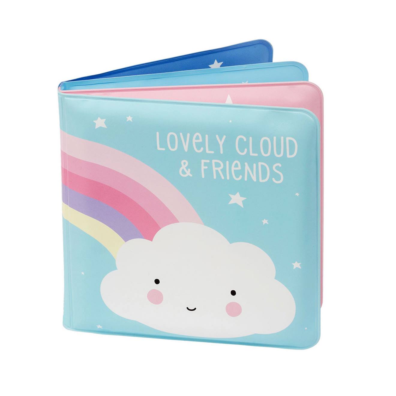 Livre de bain pour enfant lovely cloud et ses amis bleu