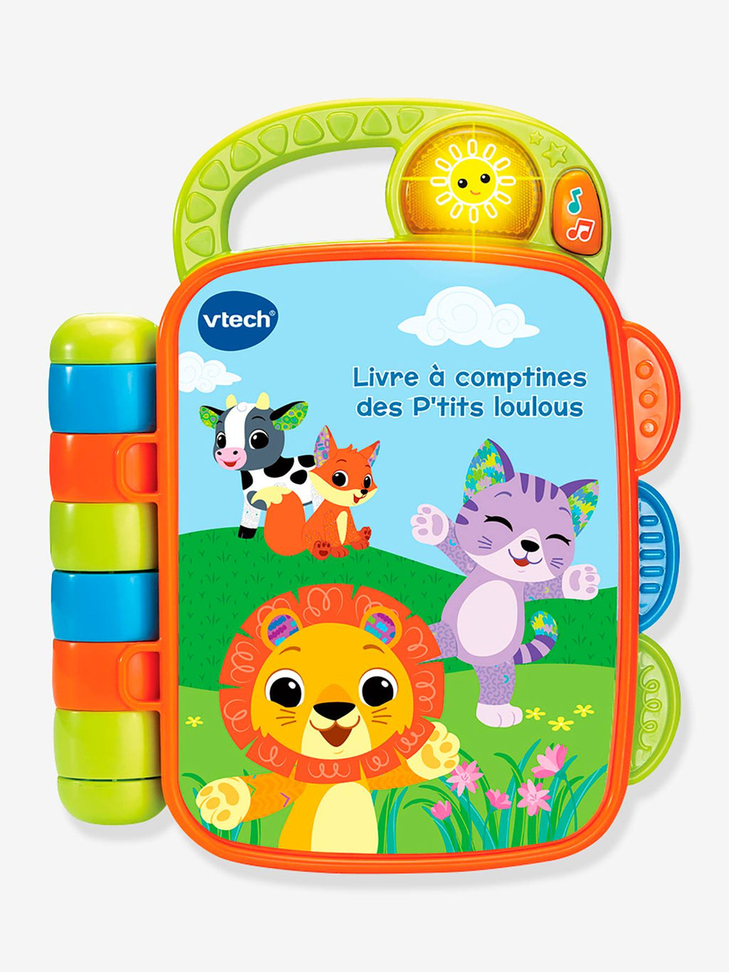 Livre de comptine des p'tits loulous - multicolore