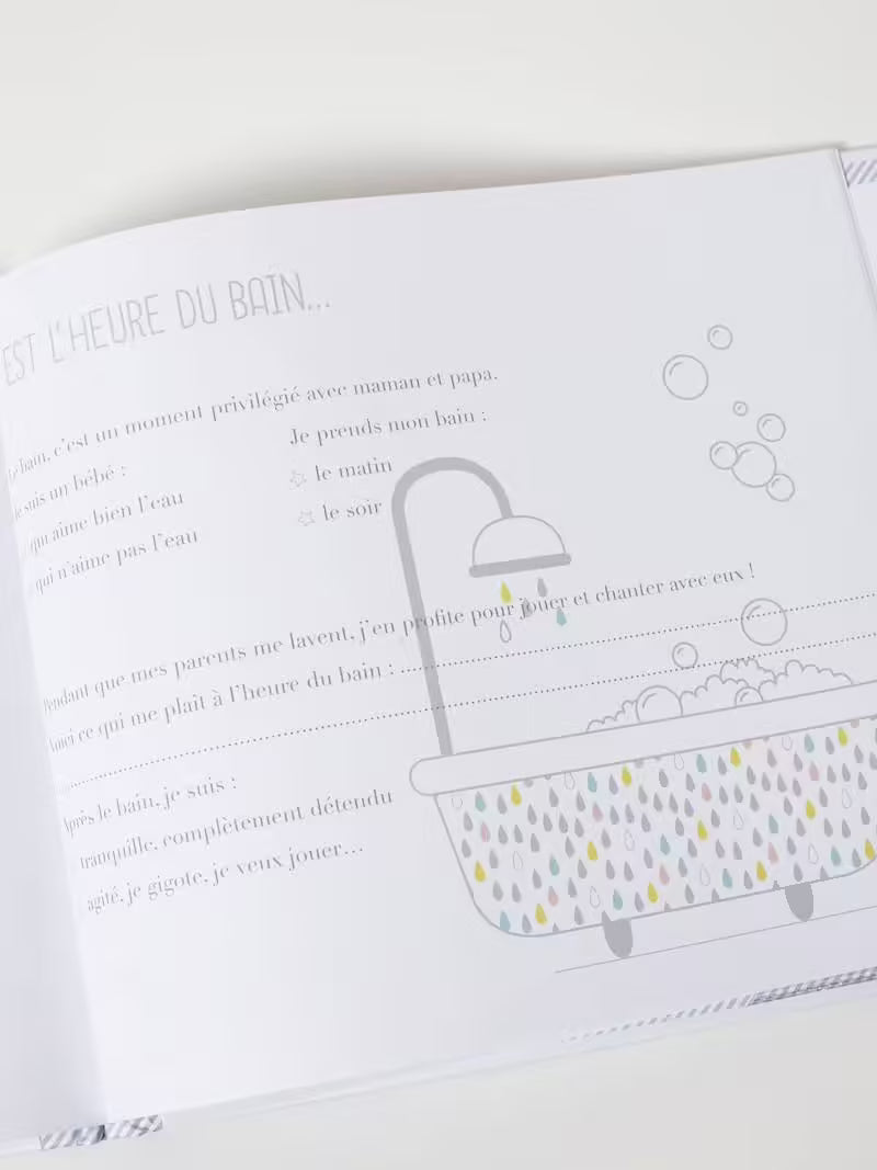 Livre de naissance blanc - Vertbaudet