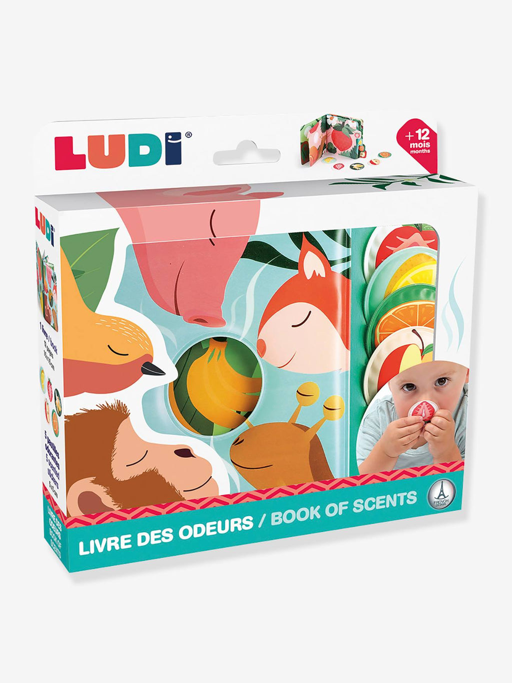 Livre des odeurs multicolore