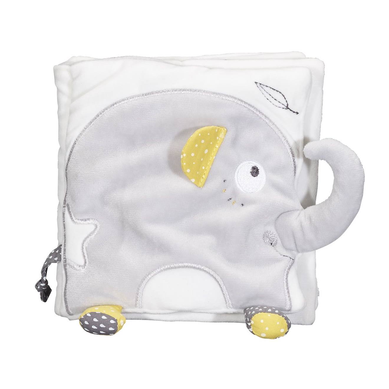 Livre d'éveil en polyester - babyfan gris