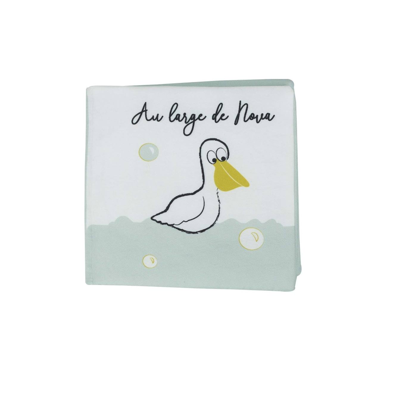 Livré d'éveil en tissu ecru