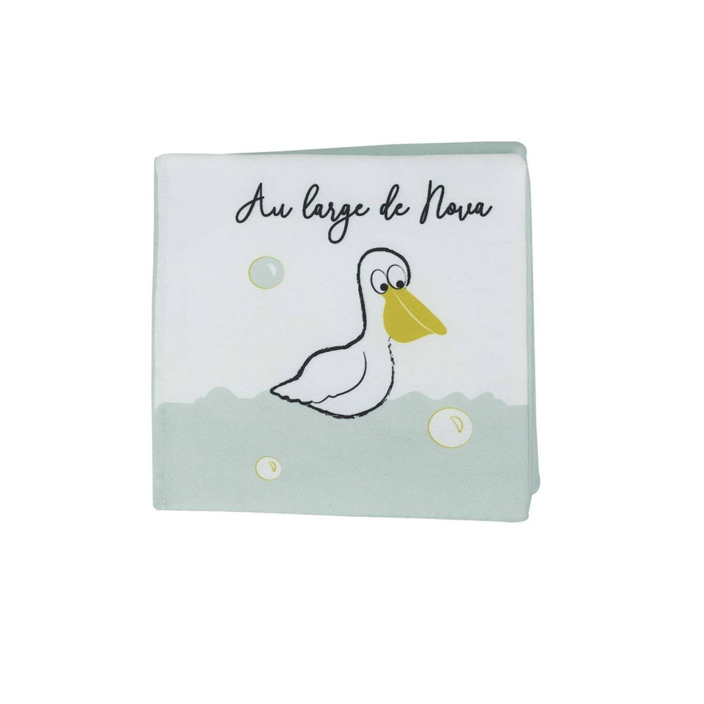 Livré d'éveil en tissu ecru