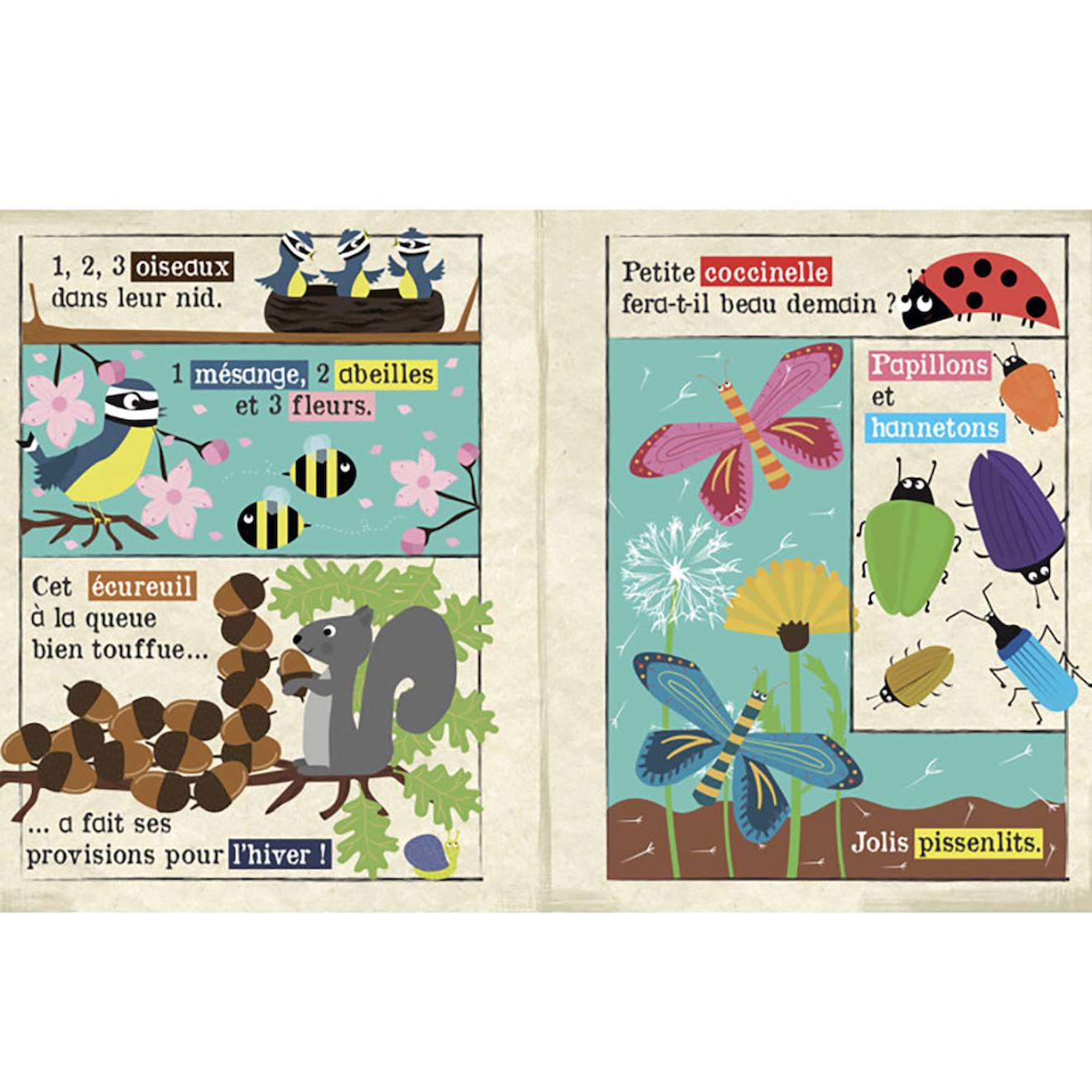 Livre d'éveil - mon petit journal à froisser - la forêt multi-coloured