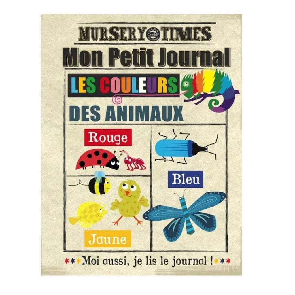 Livre d'éveil - mon petit journal à froisser - les couleurs multi-coloured