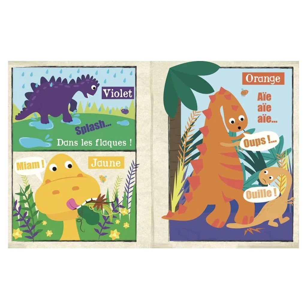 Livre d'éveil - mon petit journal à froisser - les dinosaures multi-coloured