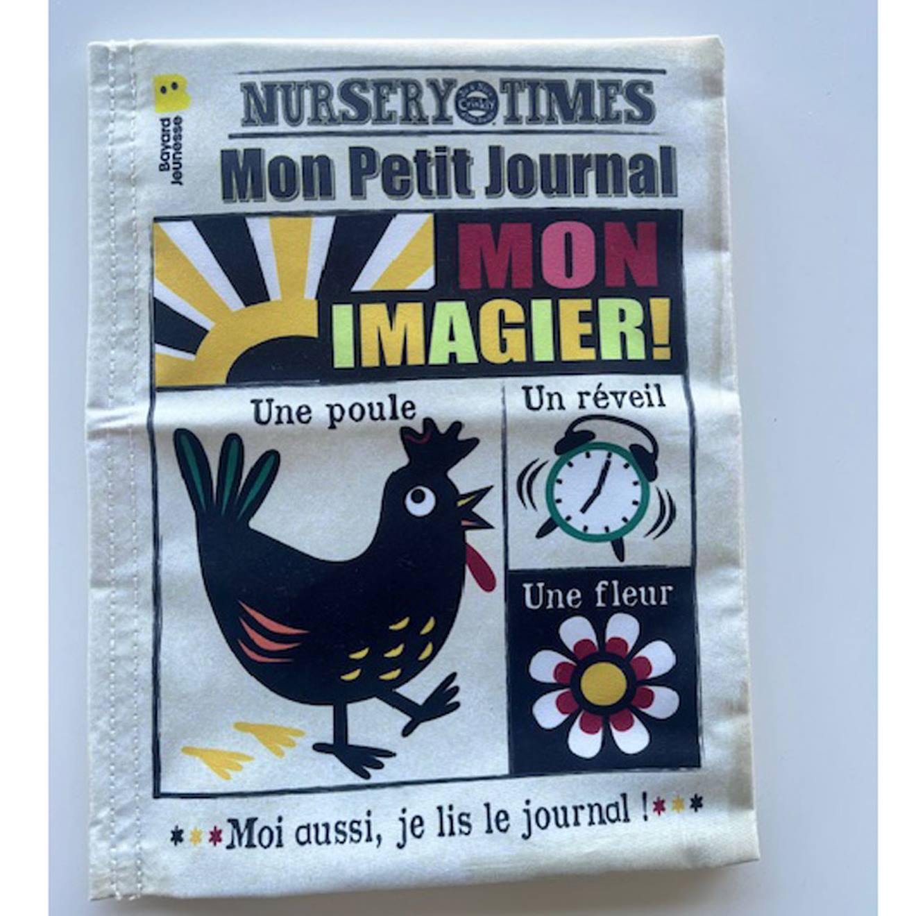 Livre d'éveil - mon petit journal à froisser - mon imagier multi-coloured