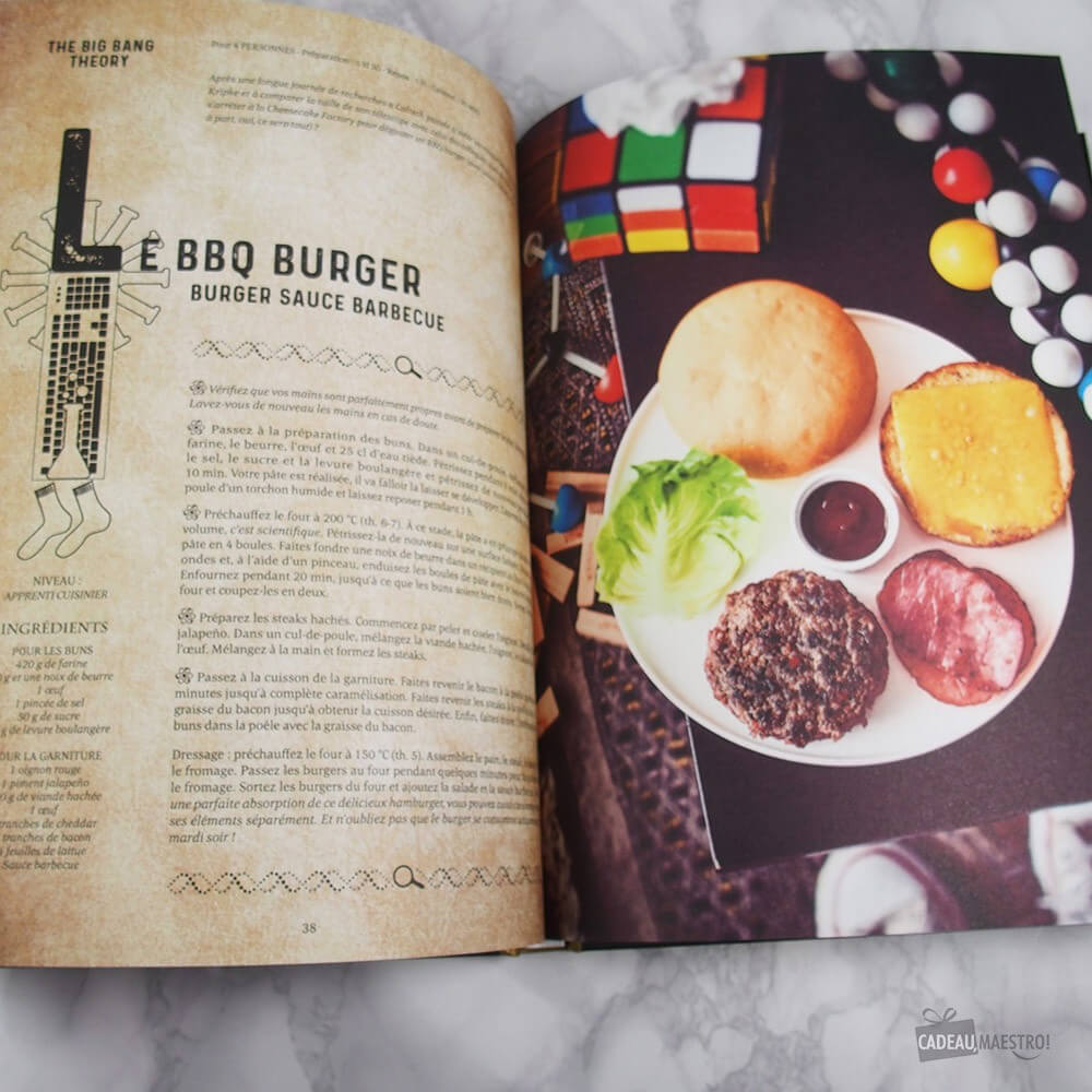 Le Livre Gastronogeek Séries Cultes - Livre à Offrir Gastronogeek