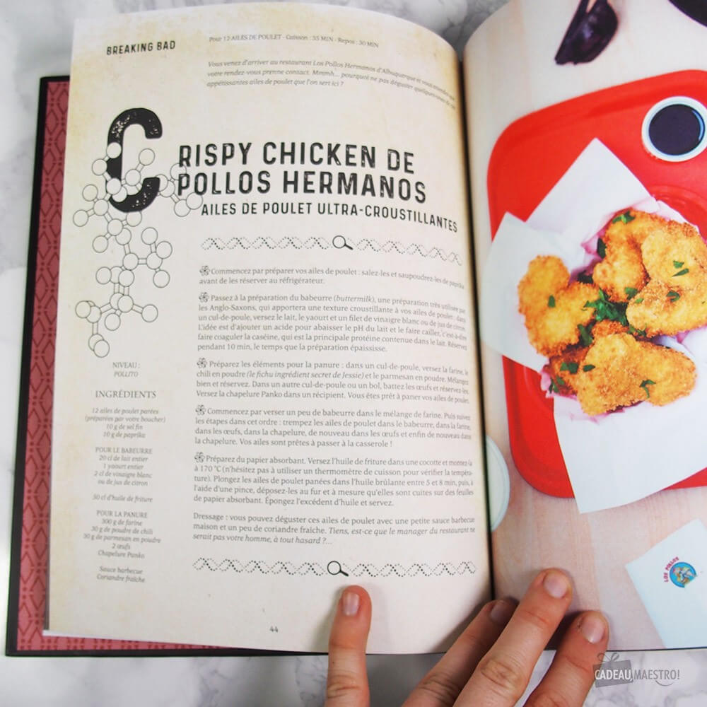 Le Livre Gastronogeek Séries Cultes - Livre à Offrir Gastronogeek