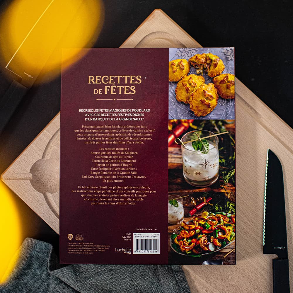 Livre Harry Potter Recettes de Fêtes - Livre à Offrir