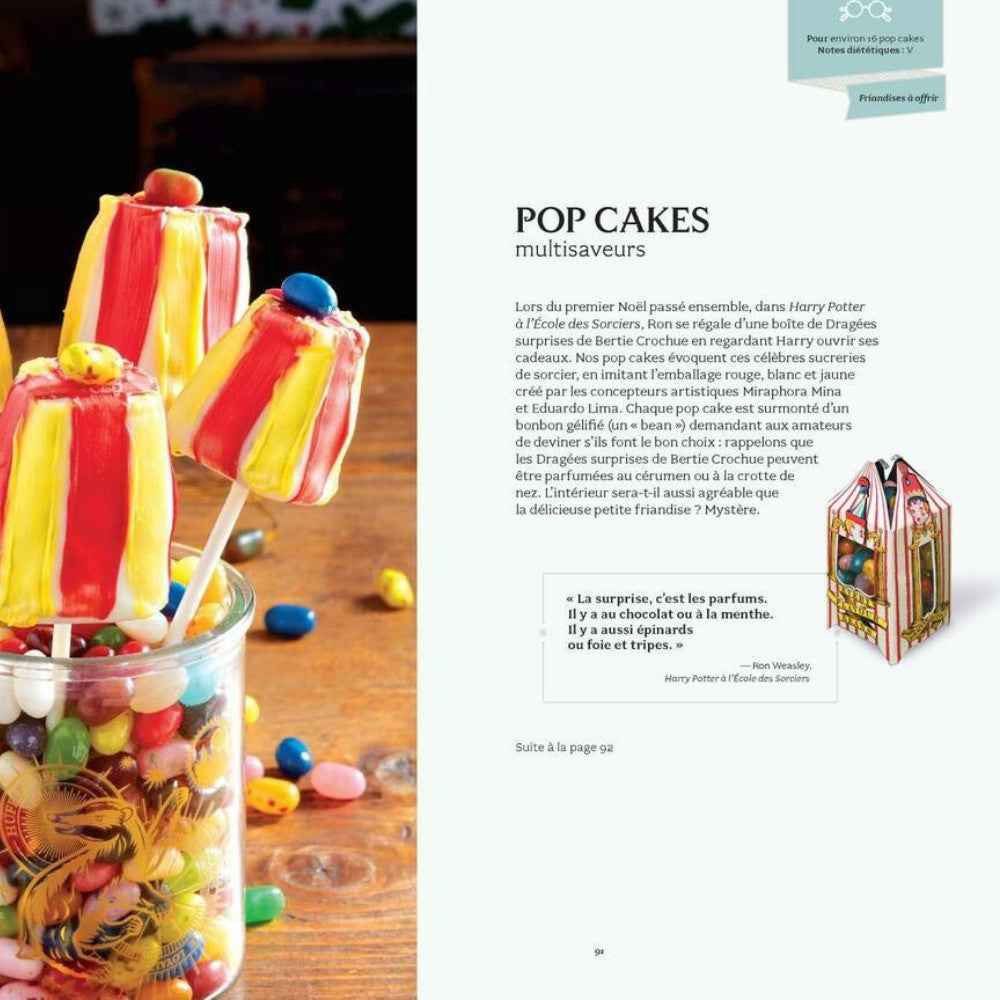 Livre Harry Potter Recettes de Fêtes - Livre à Offrir