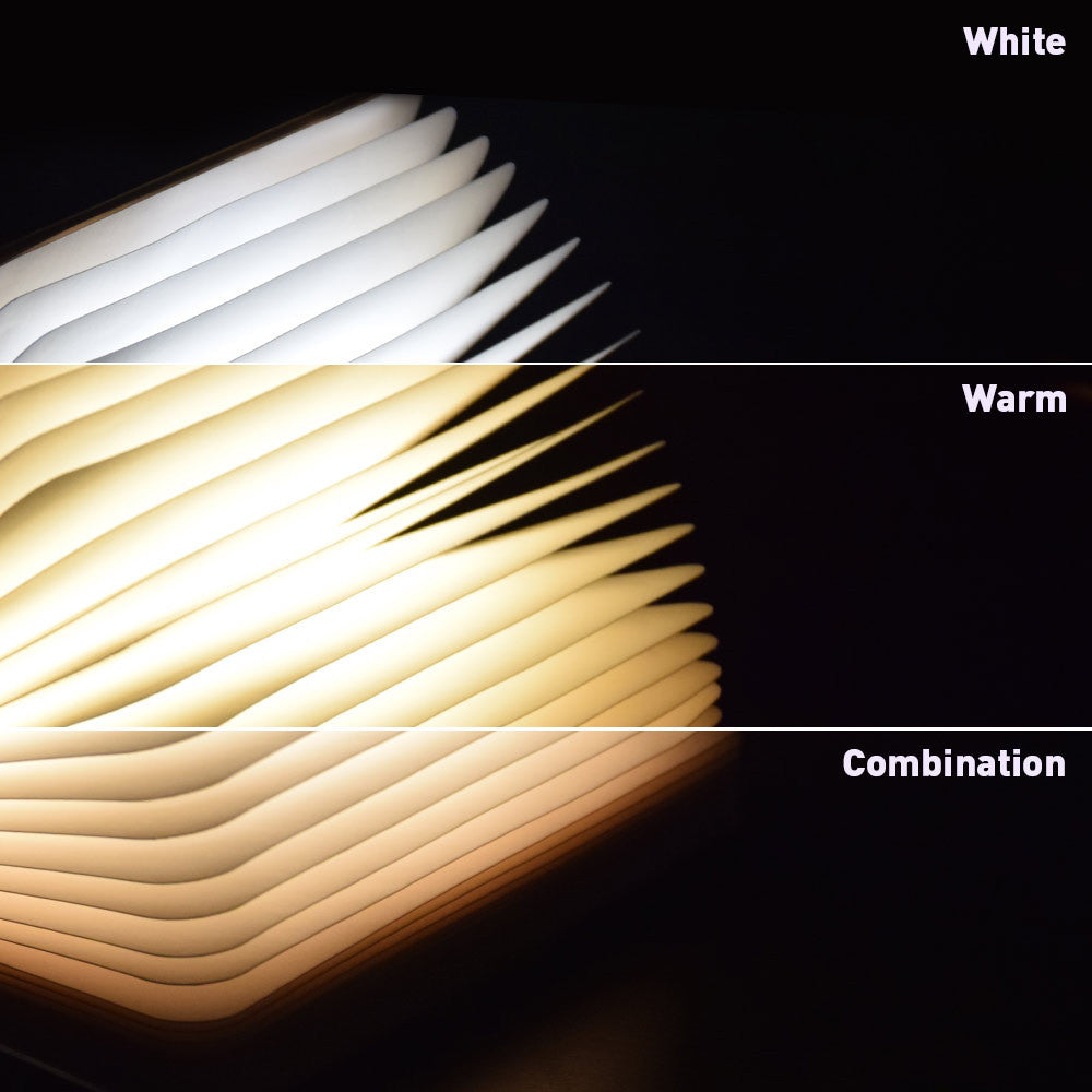Livre Lumineux Effet Bois - Lampe Originale CadoMaestro