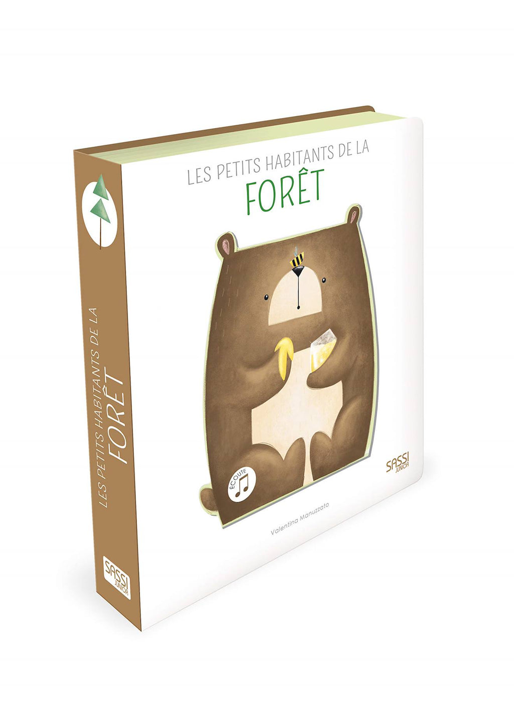 Livré sonore - les petits habitants de la forêt blanc
