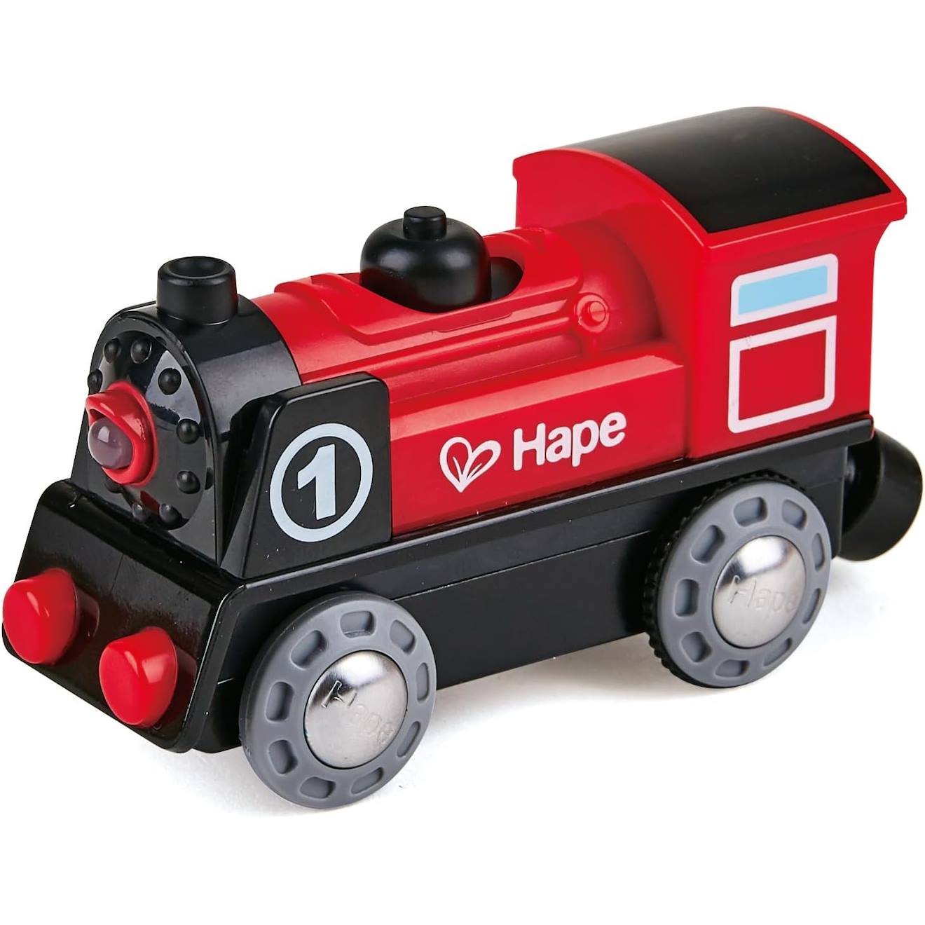 Locomotive électrique rouge