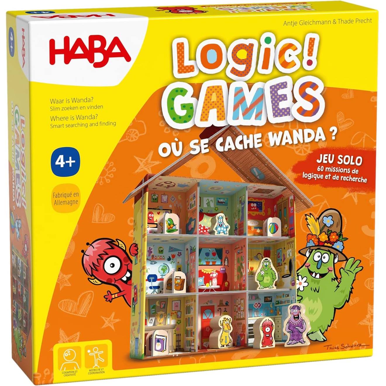 Logic games où se cache wanda ? jaune