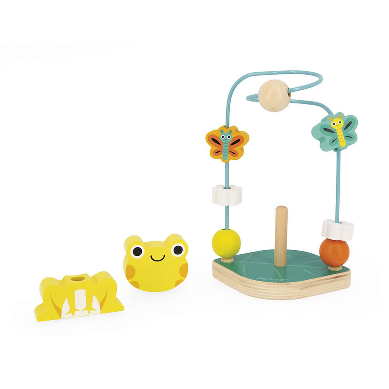 Looping grenouille tropik en bois FSC multicolore