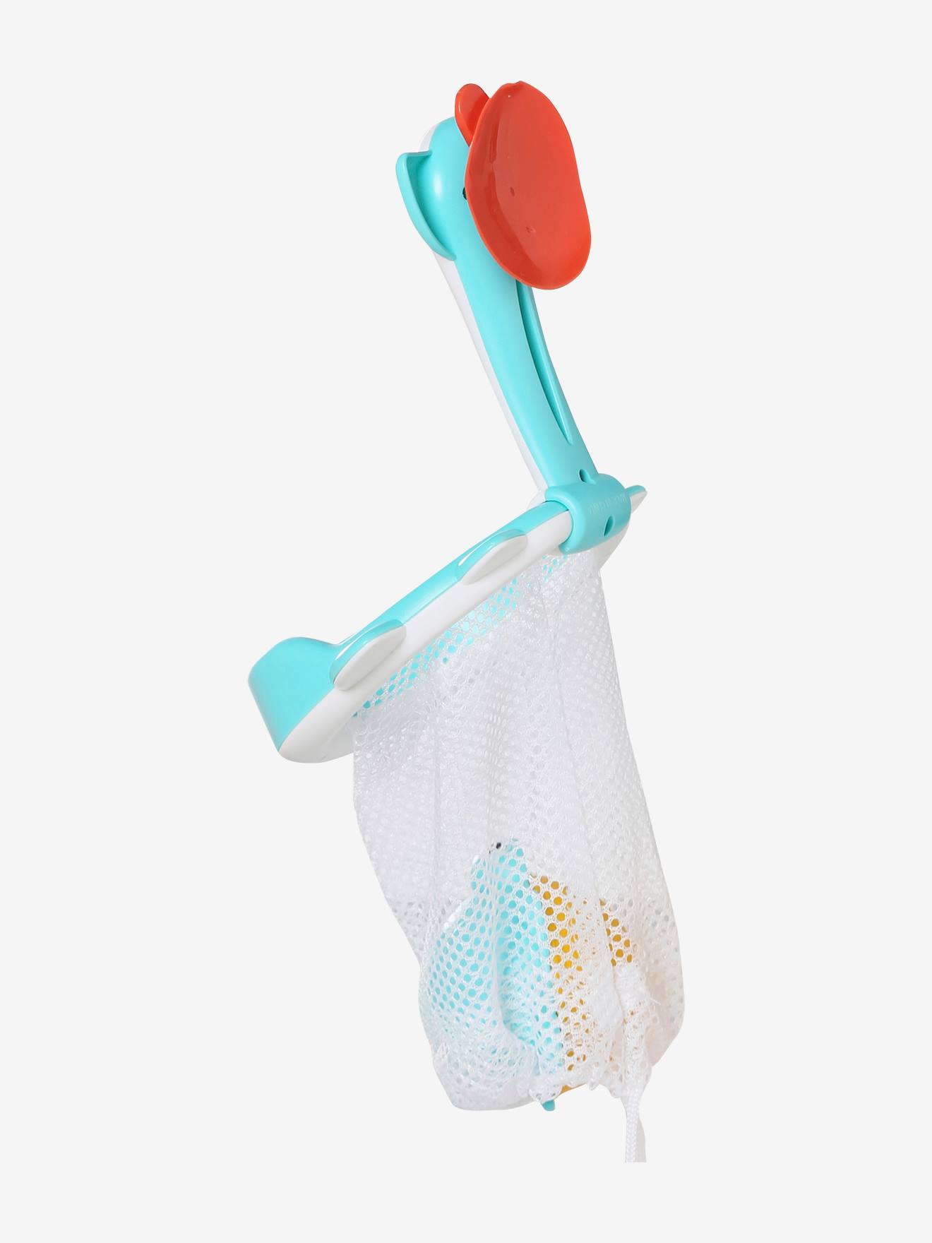Lot de 16 jouets de bain avec panier multicolore