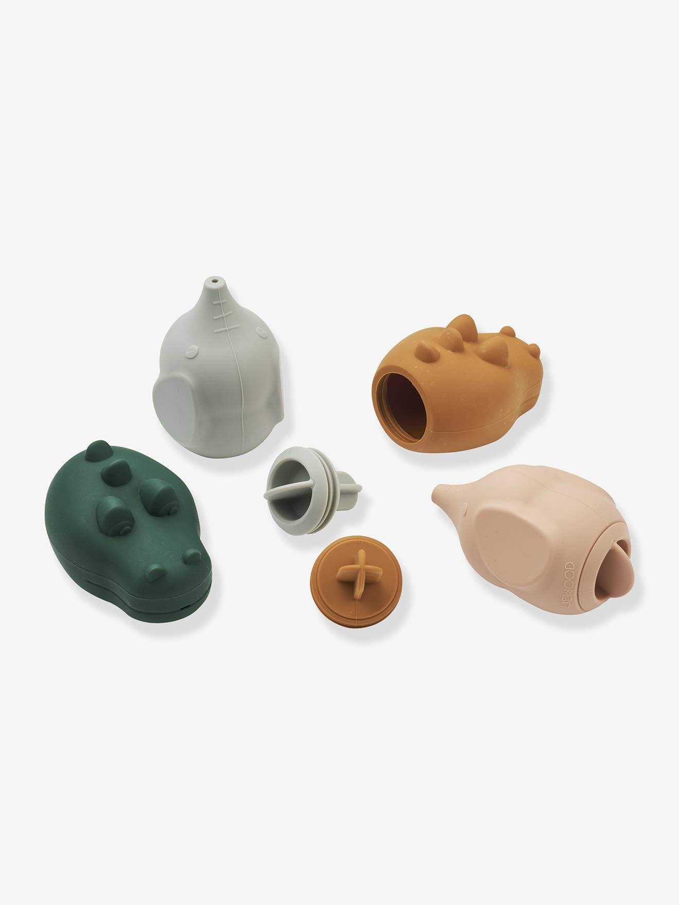 Lot de 4 aspergeurs animaux compressibles multicolore