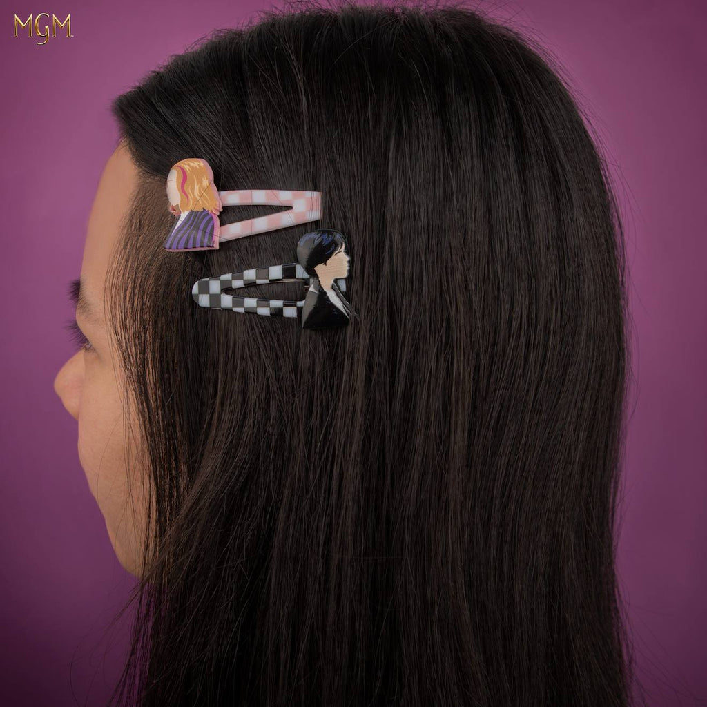 Lot de 4 Barrettes Mercredi - Mercredi Multicolore